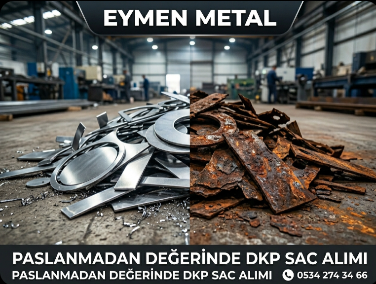 Otomotiv yan sanayi fabrikasından çıkan ve korozyona uğramamış parlak DKP sac fireleri Eymen Hurdacılık güvencesiyle toplanıyor 0534 274 34 66