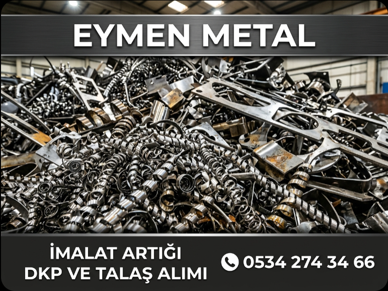 CNC torna ve işleme merkezlerinden çıkan temiz demir ve alüminyum talaşı hurdaları DKP sac fireleri Eymen Hurdacılık 0534 274 34 66