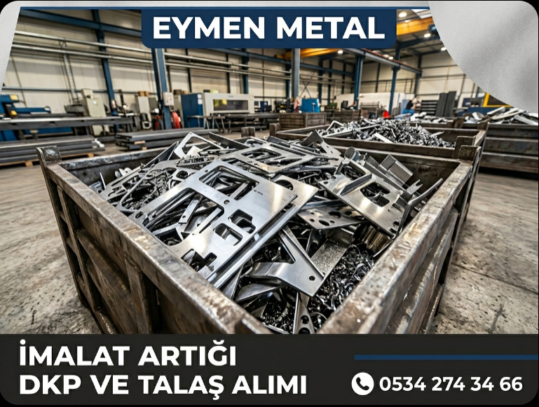 Otomotiv yan sanayi fabrikalarından çıkan temiz imalat artığı DKP sac hurdaları ve lazer kesim metal fireleri Eymen Hurdacılık 0534 274 34 66